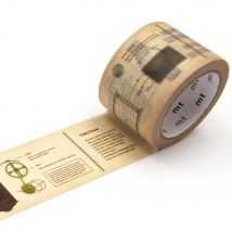 Masking Tape - Encyclopédie Des Dinosaures - 3 Cm X 7 M - MT Masking Tape