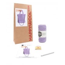 Kit Crochet Sac Barbara Lilas Tu - Pingouin