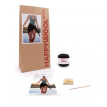Kit Crochet Pareo Femme Fanchon Noir Tu - Phildar