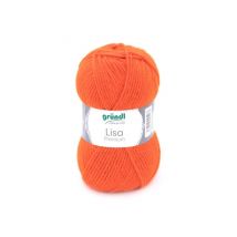 Fil À Tricoter Lisa Premium Uni - Grundl 11 Orange - Gründl