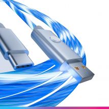 Câble Usb Led 2m Usb-a Vers Usb-c Oniverse - Ps5 Pro/slim Xbox Series X/s Switch Pc Android Iphone15