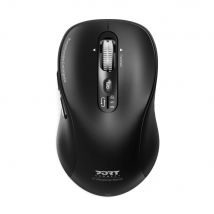Port Connect Souris Experte Bluetooth Sans Fil Rechargeable Usb-a/usb-c Silencieuse Noir - Port Designs