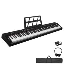 Alightup - Piano Numérique - Clavier 88 Touches - Midi Bluetooth - Casque - Noir