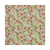 Tissu Coton Fleuri Multicolore Fleur Rose Vendu Au Mètre - Distrifil