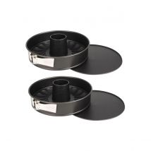 Ensemble De 2 Moules À Manqué Et À Savarin Double Fond 26 Cm Dr.oetker Tradition - Dr. Oetker