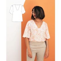 Patron Blouse - Petillante- Taille 34 À 48 - Majam