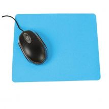 Tapis De Souris Antidérapant Jaune Ultra Fin Lavable Pour Ordinateur Bureau Bleu Yonis - Yonis