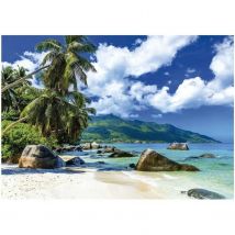 Puzzle Seychelles De 1500 Pièces - Educa - Paysage Et Nature - Avec Colle Fix Puzzle - Educa