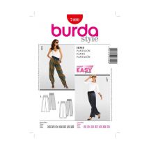 Patron N°7400 Burda Style : Pantalon Taille N°fr 34-60