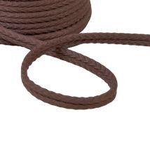 Double Cordon Chevrons 10mm Marron Foncé Au Mètre - My mercerie