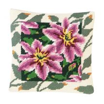 Kit Coussin Demi Point Clématites - Margot