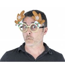 Lunettes Rudolphe Pailletees - PartyPro