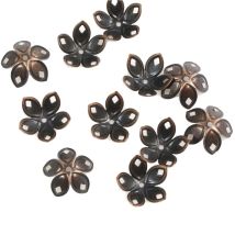 30 Coupelles Perle Intercalaire Metal Cuivre 18 Mm - Creation Bijoux - La boutique de Karine
