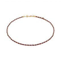 Collier Karia En Pierres Grenat - SLOYA