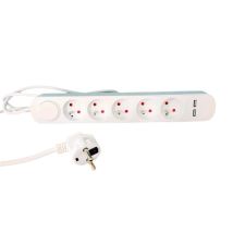 Bloc Multiprise 5 Prises Avec Usb Et Interrupteur