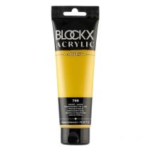 Peinture Acrylique - Jaune Nacré - 795 - Blockx Artist - Qualité Beaux-arts - Tube 120ml - Color Block