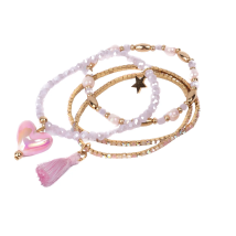 Bracelet Boutique luminescent Love, 4 Pcs - Great Pretenders