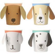 8 Gobelets Chiots - Meri Meri