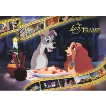 Puzzle 1000 Pièces - Disney La Belle Et Le Clochard - Trefl
