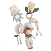 Spirale D'Activités En Velours Blanc - Sauthon