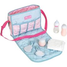 Sac A Langer Pour Poupons Princess Coralie - 7 Accessoires De Puériculture Inclus