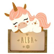 Lampe À Poser Personnalisable - Licorne - Vintiun