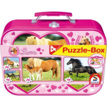 Puzzle 26 Pièces - 4 Puzzles : Chevaux - Schmidt Spiele