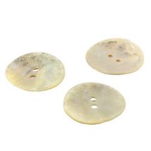 Bouton 100% Nacre Argent - MyMercerie