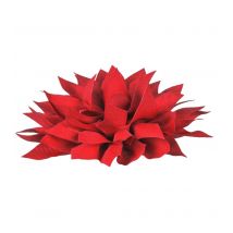 Broche Fleur Pivoine 14cm Rouge - MyMercerie