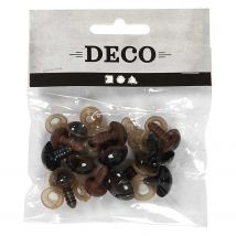 24 Nez Et Yeux Pour Ours En Peluche - 10 À 25 Mm - Creotime
