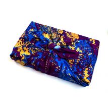 Carédeau Papier Cadeau Réutilisable Furoshiki En Satin De Coton 100% Flirt Automnale - Taille M