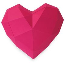 Petit Coeur Rose - Papier 3d - Annikids