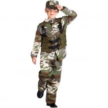 Déguisement Soldat Militaire Camouflage 7-9 Ans - Boland