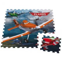 9 Dalles En Mousse Disney Planes - Tapis De Sol Puzzle - Jumbo - Jumbo