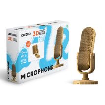 Cartonic Sculpture-puzzle 3d Carton - Microphone
