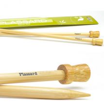 Aiguilles À Tricoter En Bambou 40 Cm N° 6 - Plassard