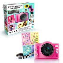 Photo Creator -appareil Photo Numérique Pop Couleur Rose- Avec Carte Sd 8go Incluse - Clk 042
