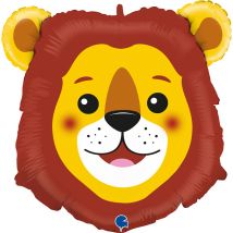Ballon Géant Tête De Lion - 74 Cm - Grabo