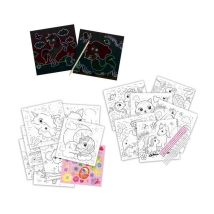 Cahier D'Activités De Coloriage À Paillettes 3 En 1 - Ses Creative