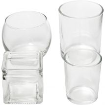 Photophores, H : 5,3-8,4 Cm, D 4,5-7,3 Cm, Le Contenu Peut Varier , 72 Pièces/ 1 Pq. - CC Hobby