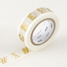 Masking Tape Ex Alphabet Gold R - MT Masking Tape