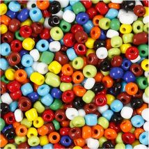 Perles Rocaille Multicolores Ø 4 Mm - 130 G - Creotime