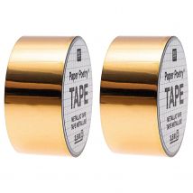 2 Masking Tapes Miroir Doré 1,9 Cm X 3,5 M - Rico Design