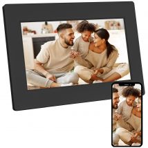 Agfa Photo Cadre Photo Connecté Realiview Apf700 Wi-fi 7 Lcd - Affichage Photos/vidéos, Horloge, Météo, Rotation Auto, Mémoire 32go, Appli Frameo Ios/