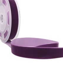 Bobine 10m Velours Haute Densité Prune - My mercerie