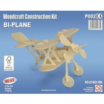 Maquette En Bois Avion Biplan - Quay
