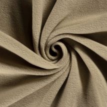 Tissu Polaire Uni Camel - Au Mètre - Craftine