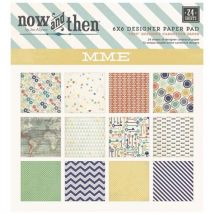 Bloc De 24 Feuilles Now And Then - My Mind's Eye Scrapbooking
