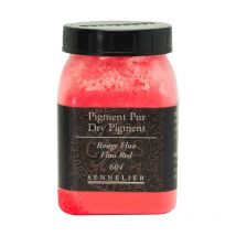 Pigment En Poudre - Sennelier - Rouge Fluo - Pot De 200 Ml