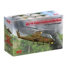 Ah-1g Cobra (early Production), Us Attack Helicopter (100% New Molds) - ICM